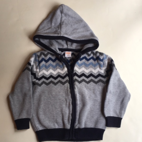 Gymboree boys zip up sweater with hoodie size 3T - Picture 1 of 3